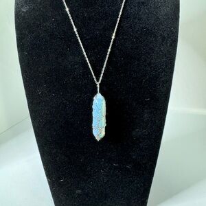 Elegant Opal Pendant Necklace